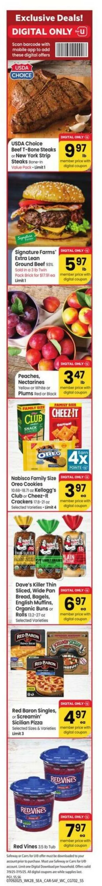 Weekly ad Carrs from July 9 to July 15 2025 - Page 2