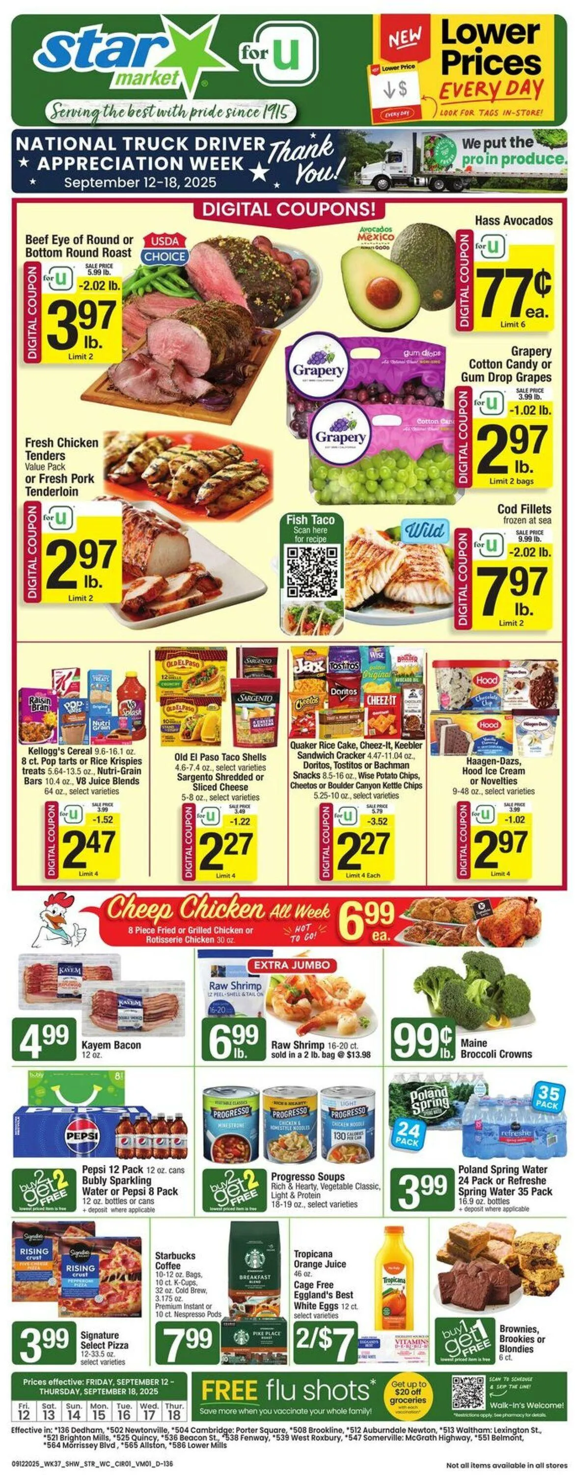 Weekly ad Star Markets from September 12 to September 18 2025 - Page 1