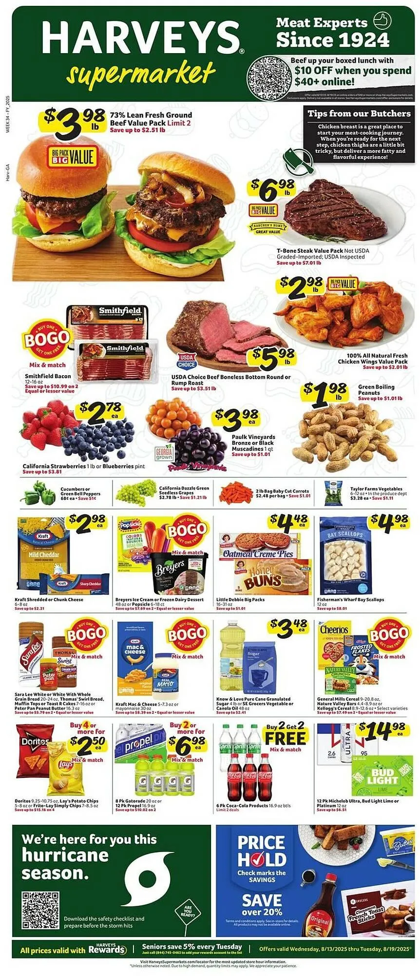 Harveys Supermarkets Weekly Ad - 1