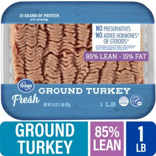 Kroger® 85/15 Fresh Ground Turkey Tray 1 LB