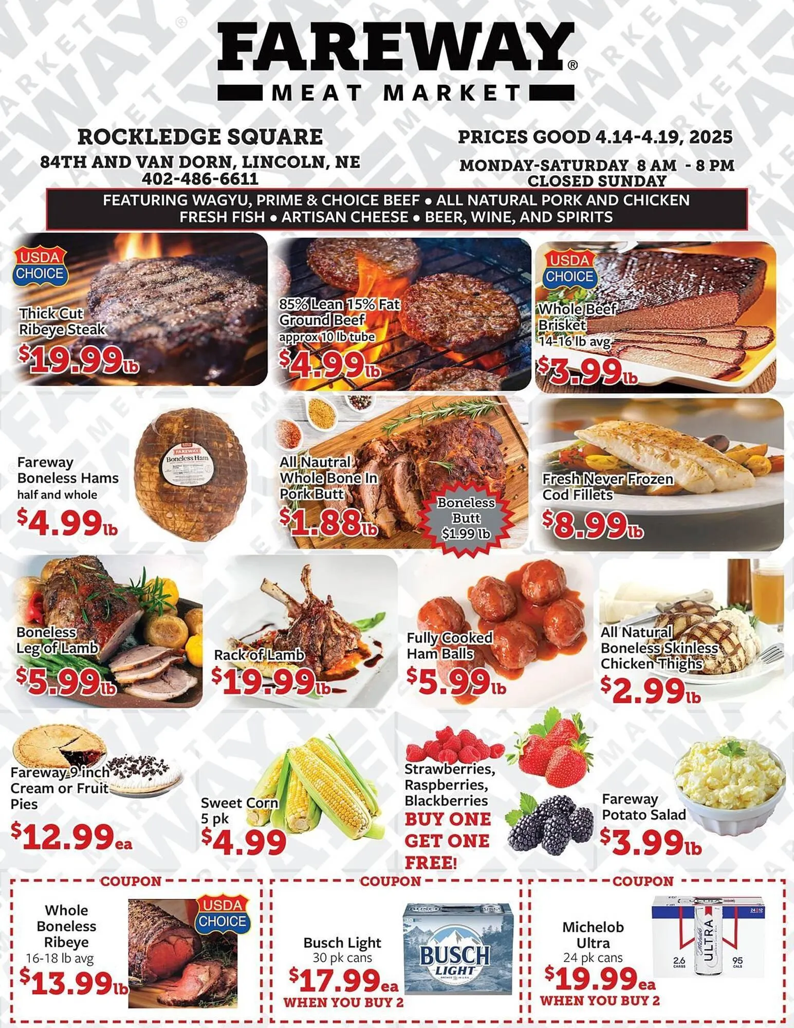 Weekly ad Fareway Weekly Ad from April 17 to April 19 2025 - Page 1