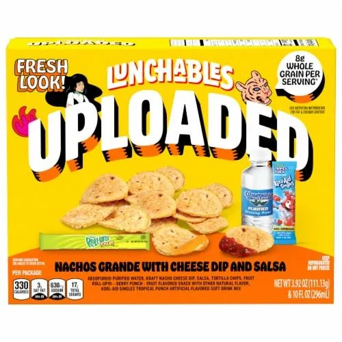 Lunchables® Uploaded Nachos Grande with Cheese Dip & Salsa