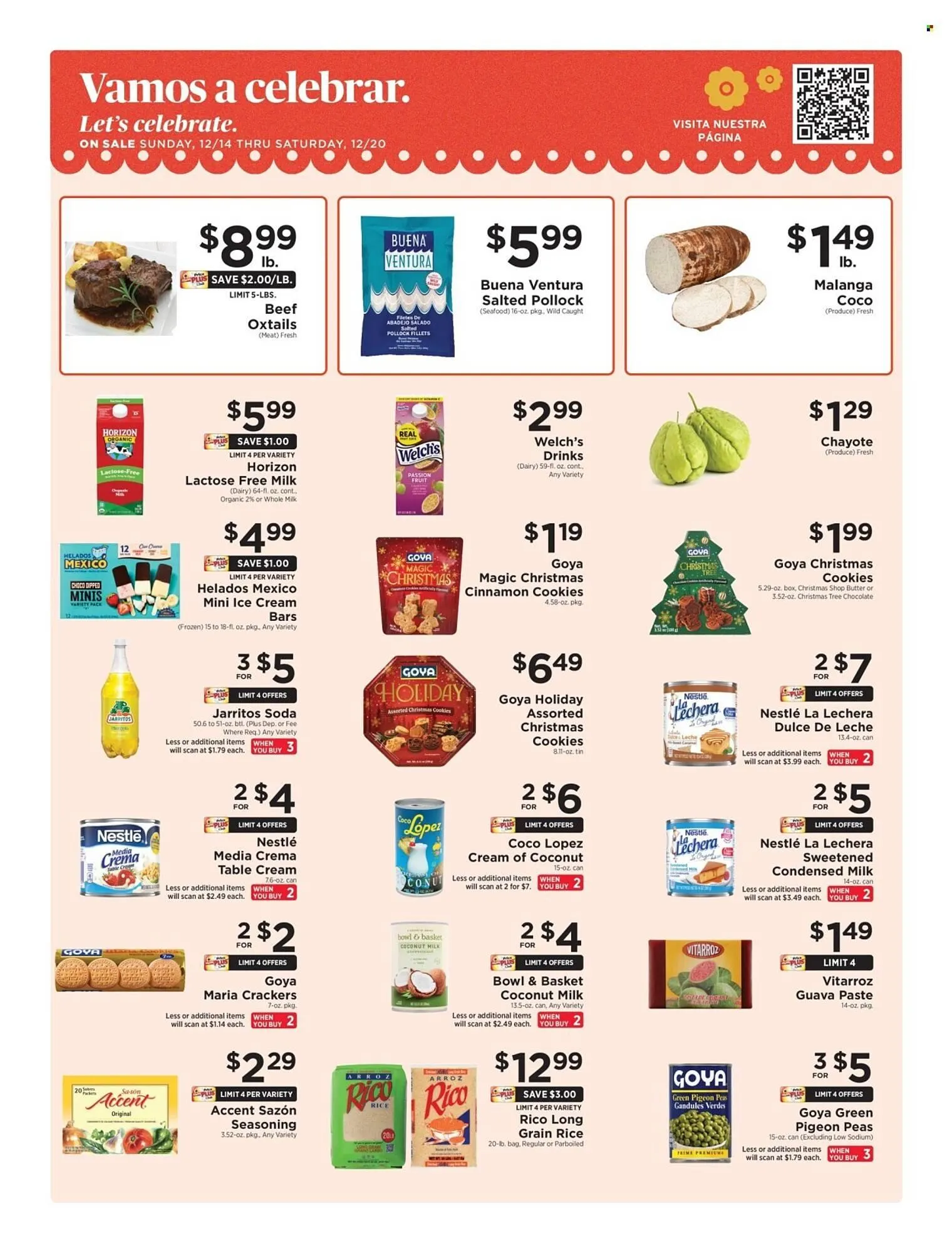 Weekly ad ShopRite flyer from December 14 to December 20 2025 - Page 1