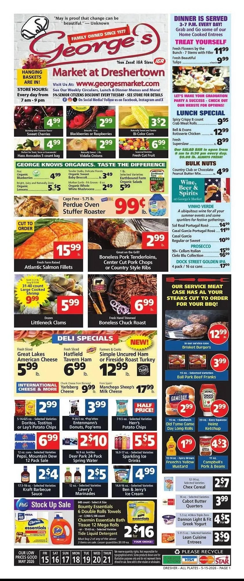 Weekly ad George's Market weekly ad from May 15 to May 21 2026 - Page 1