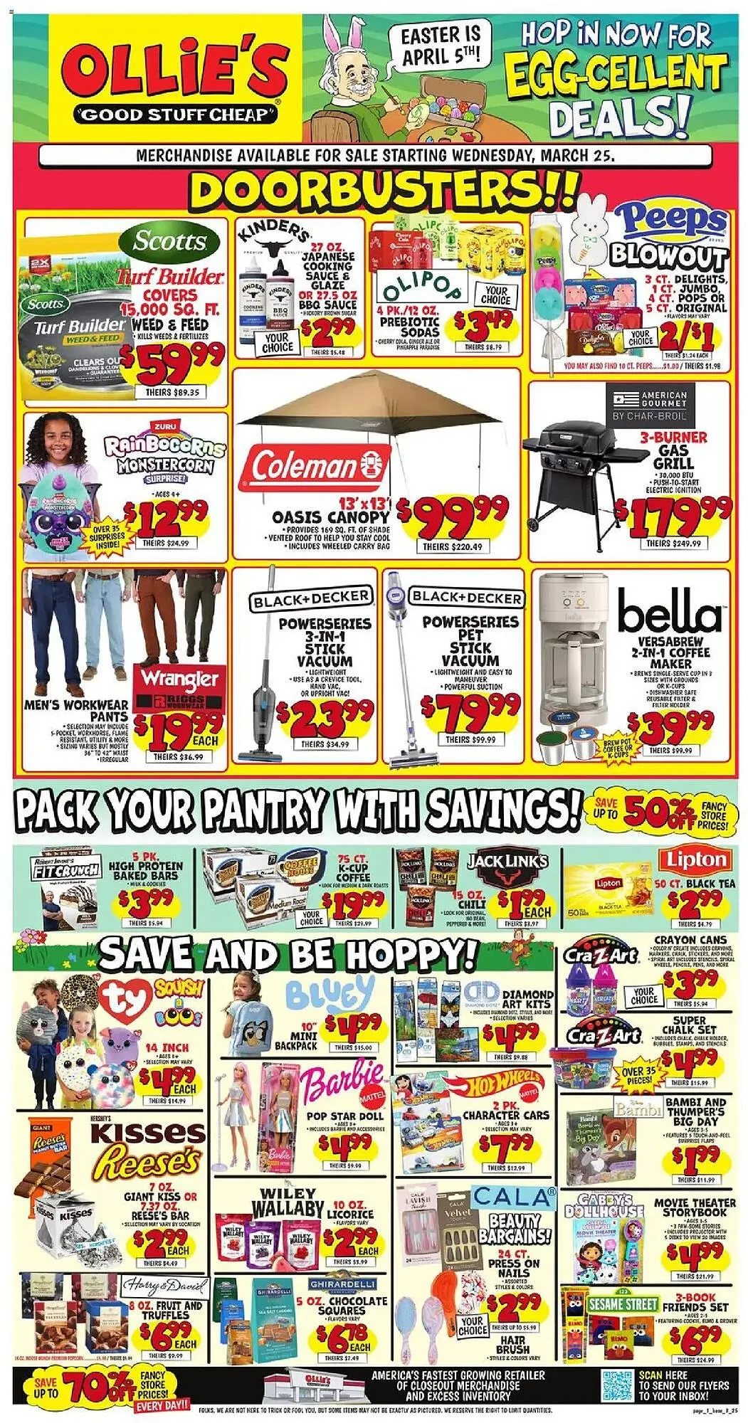 Weekly ad Ollie's weekly ad from March 25 to April 2 2026 - Page 1
