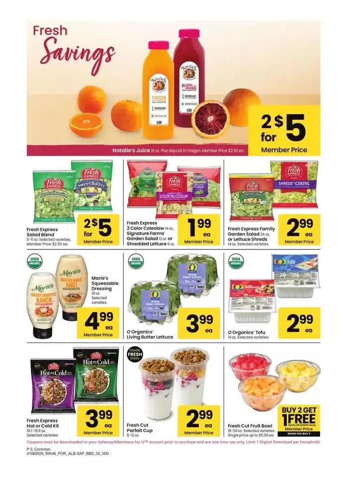 Weekly ad Albertsons - Portland - BBS from January 6 to February 2 2025 - Page 3