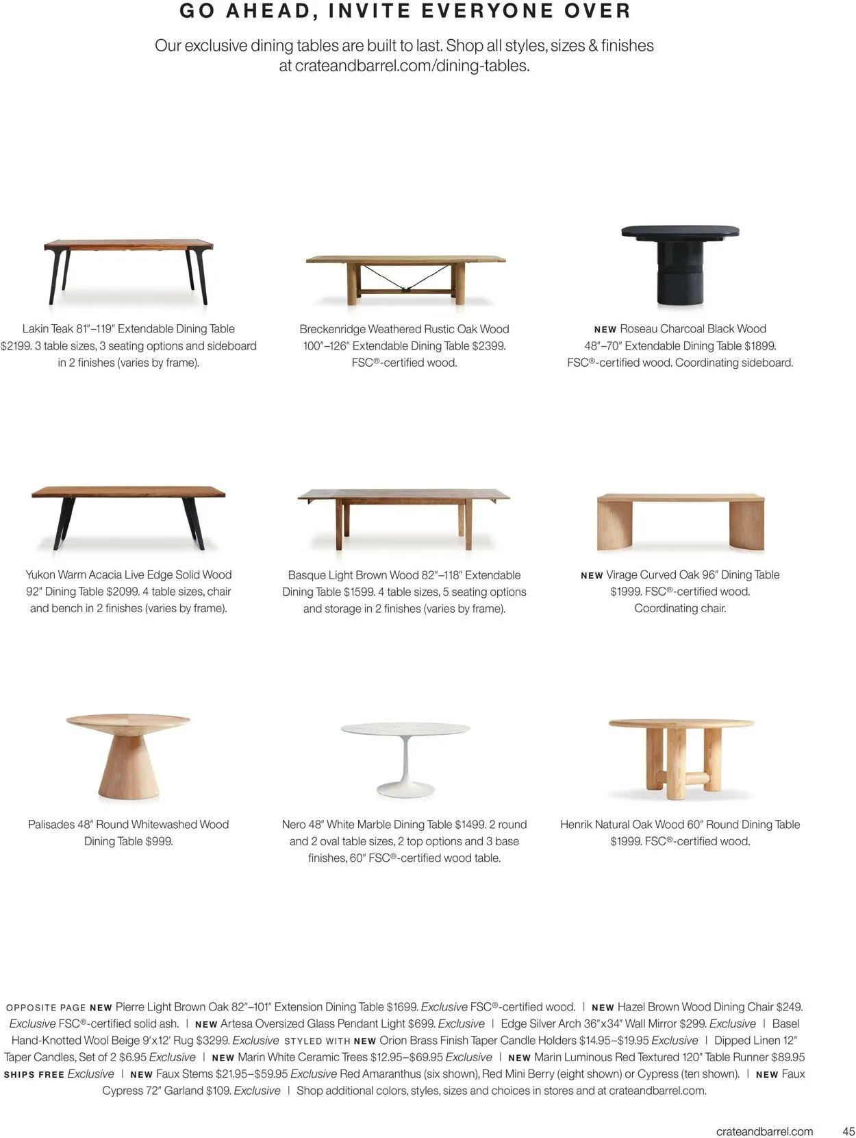 Weekly ad Crate & Barrel from November 4 to January 1 2025 - Page 45