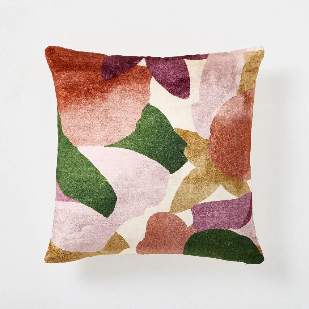 Modern Abstract Floral Pillow Cover