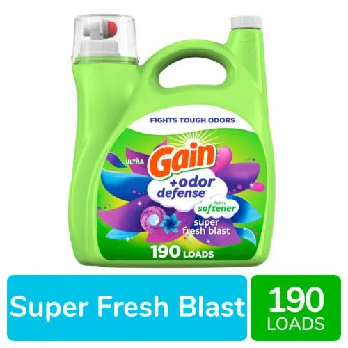 Gain Odor Defense Super Fresh Blast Liquid Fabric Softener Fabric Conditioner