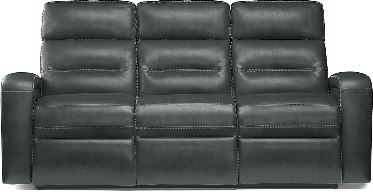 Sierra Madre Leather Dual Power Reclining Sofa