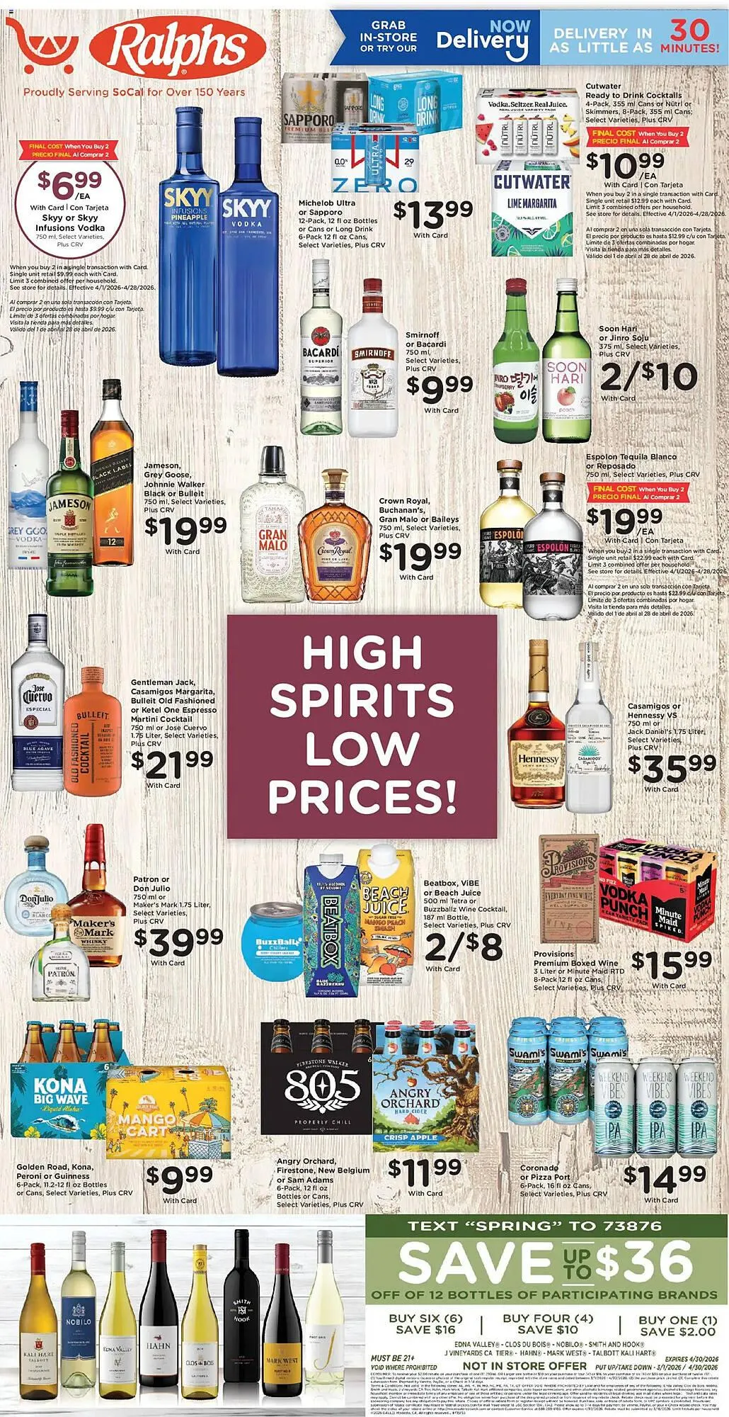Weekly ad Ralphs weekly ad from April 8 to April 15 2026 - Page 1