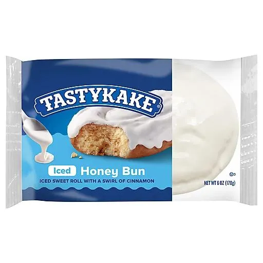 Tastykake Honey Bun, Iced 6 oz