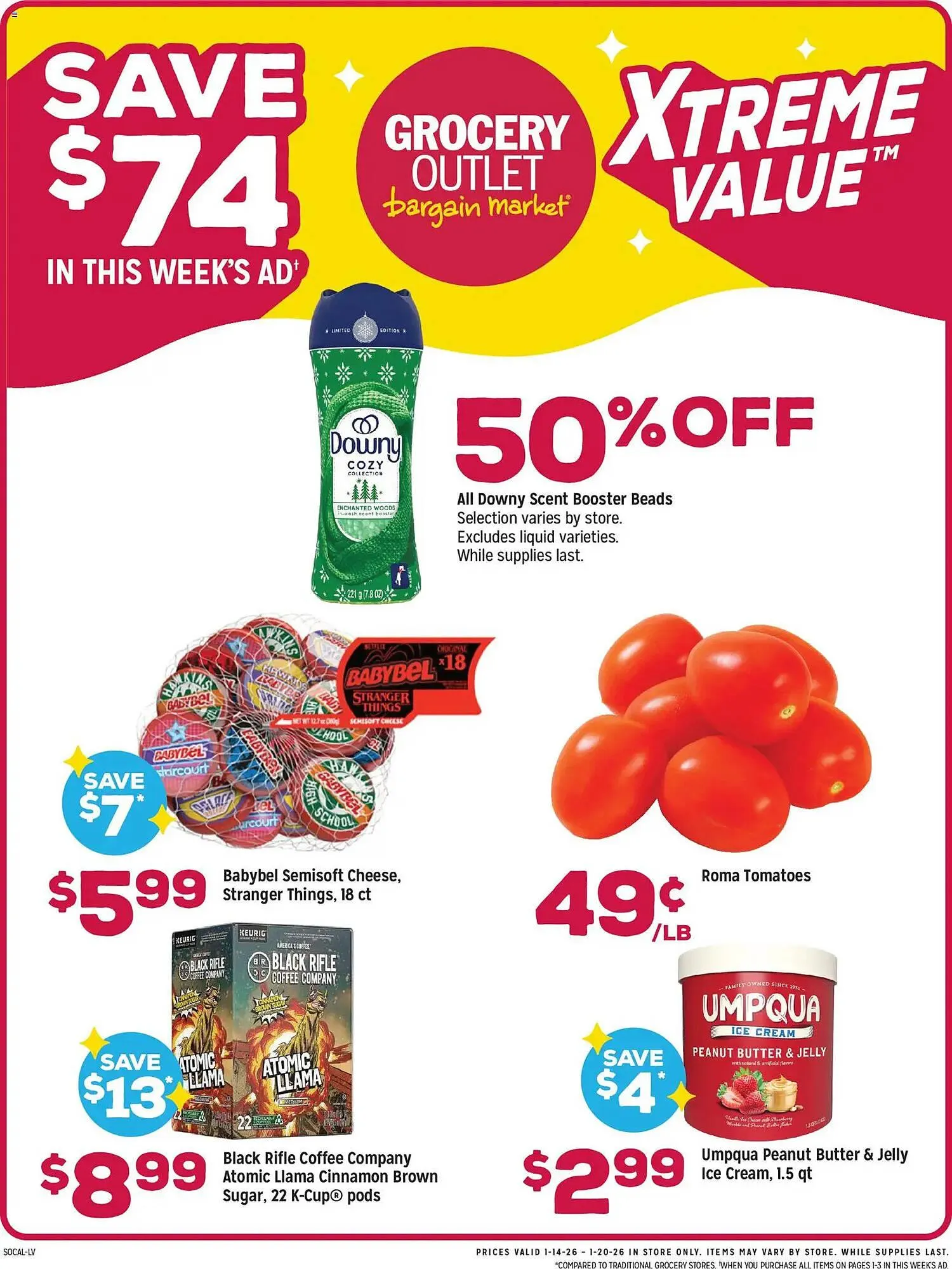 Weekly ad Grocery Outlet weekly ad from January 14 to January 21 2026 - Page 1