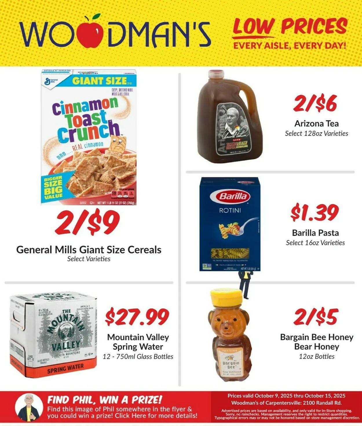 Weekly ad Woodman's Market - CARPENTERSVILLE, IL from October 9 to October 15 2025 - Page 1