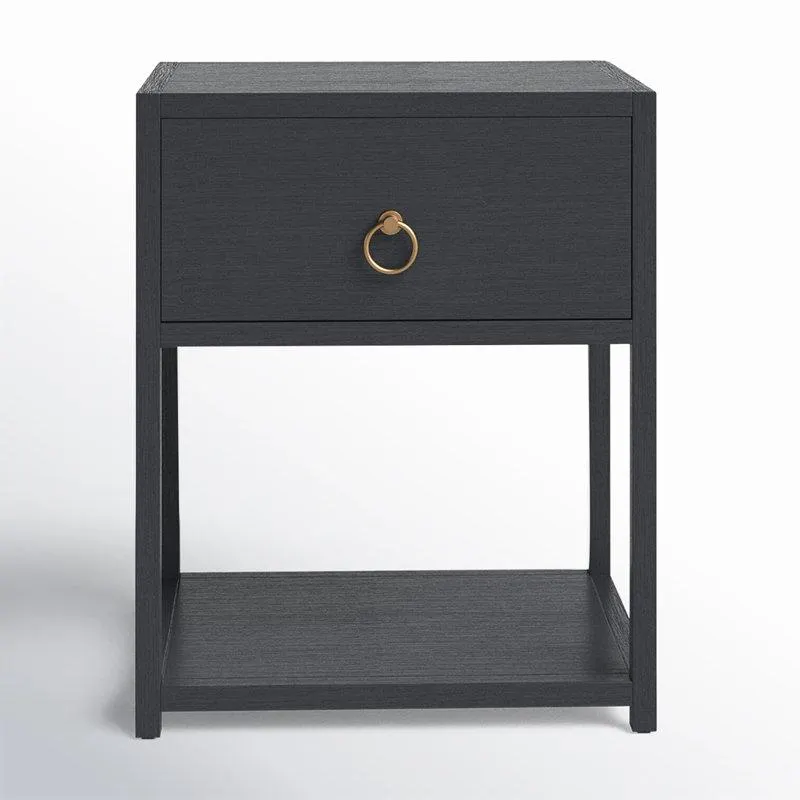 Navy Blue Elin 1 - Drawer Nightstand