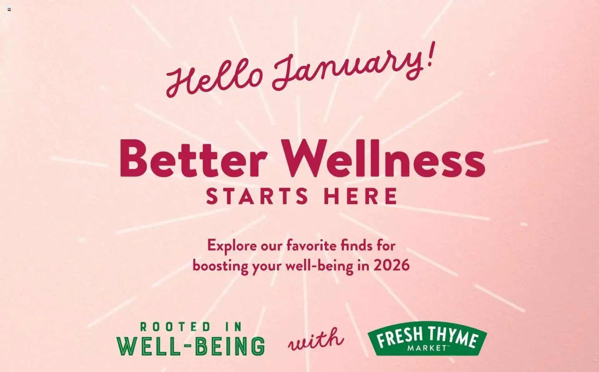 Weekly ad Fresh Thyme weekly ad from January 1 to February 1 2026 - Page 1