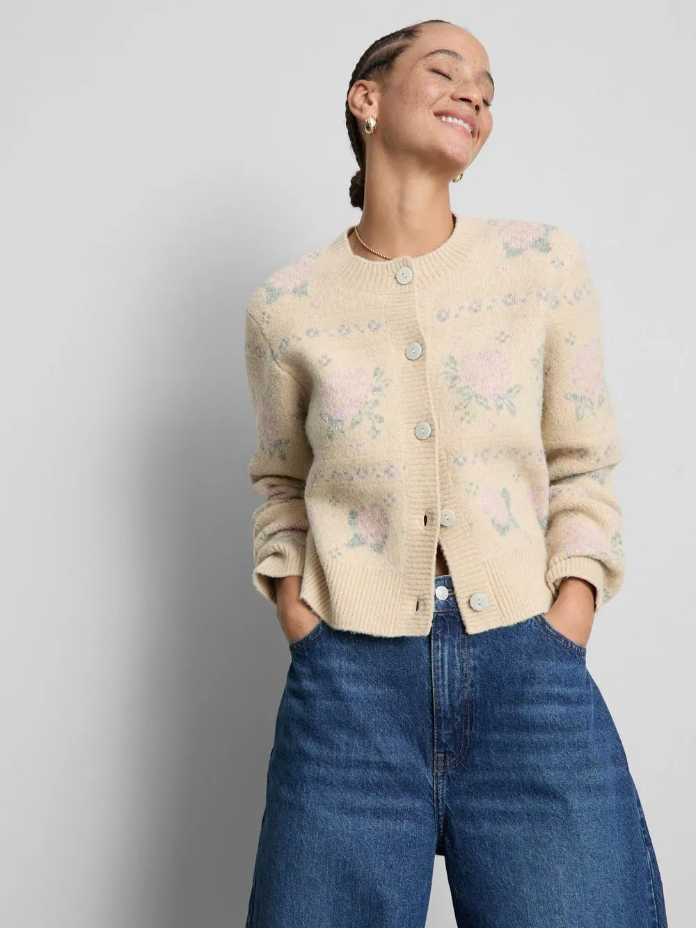 Paula Echevarría Floral Cardigan