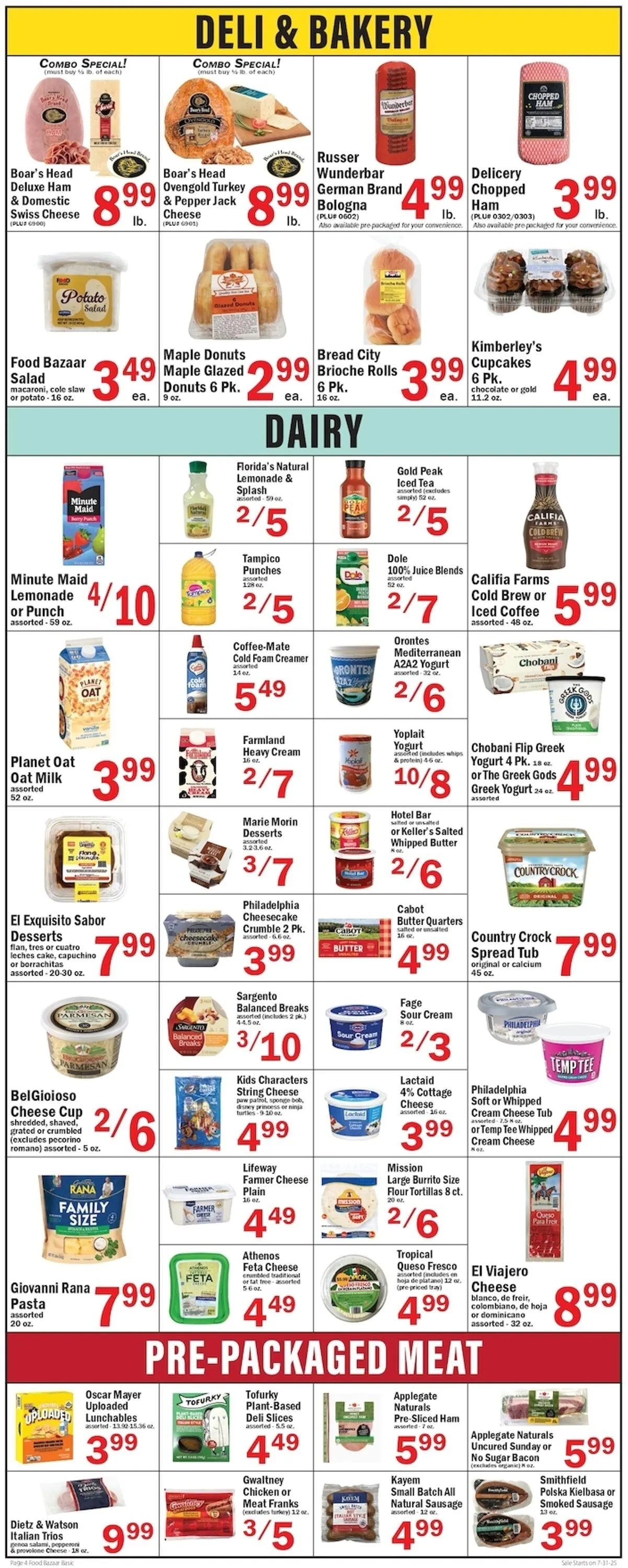 Catálogo de Food Bazaar Current weekly ad 31 de julio al 6 de agosto 2025 - Página 4