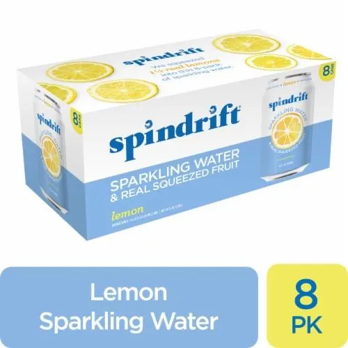 Spindrift® Lemon Flavored Sparkling Water Cans