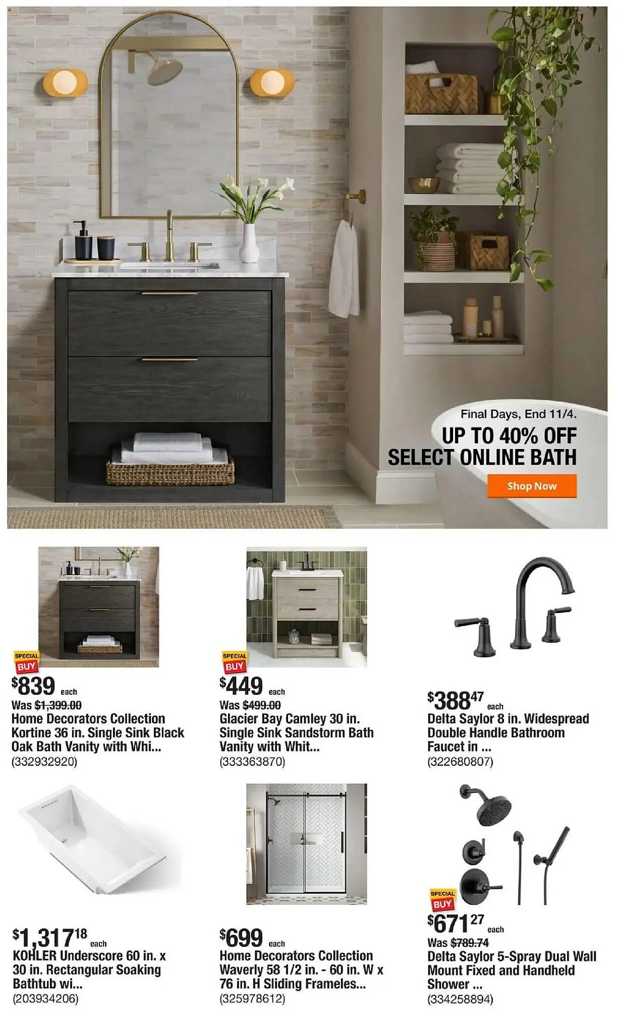 Weekly ad The Home Depot flyer from October 30 to November 7 2025 - Page 2