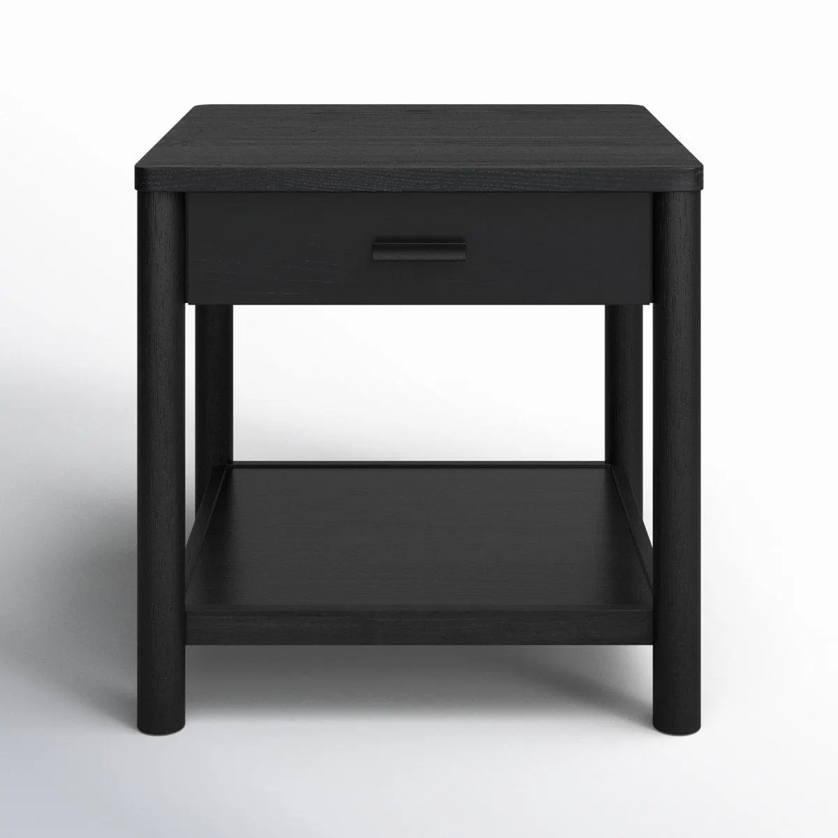 Kaplan Wood 1 Drawer End Table