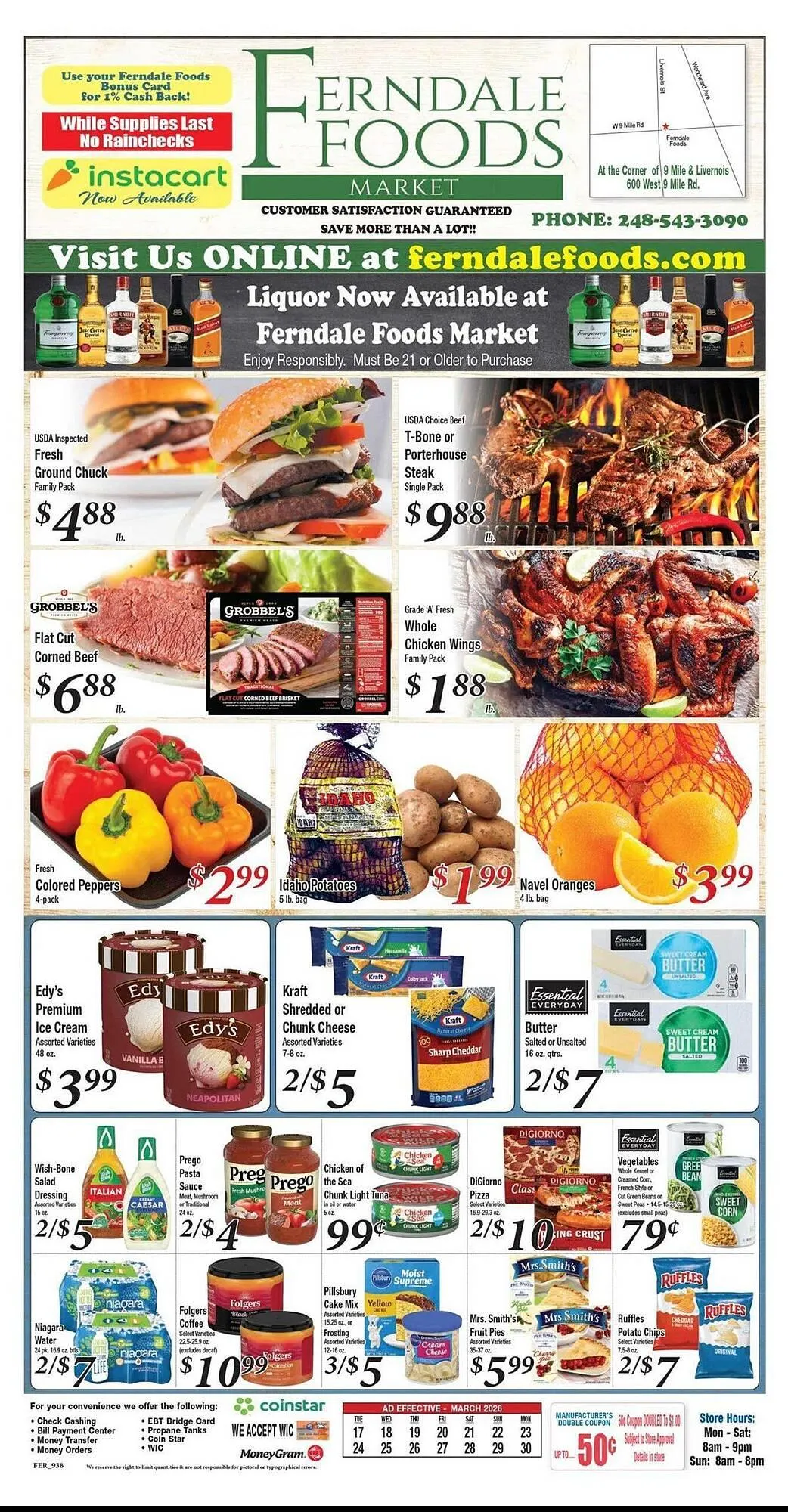 Weekly ad Ferndale Foods weekly ad from March 17 to March 30 2026 - Page 1