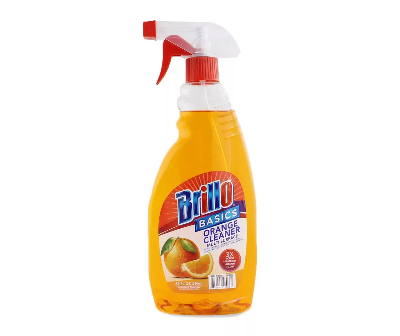 Basics Orange Multi-Surface Cleaner, 22 Oz.