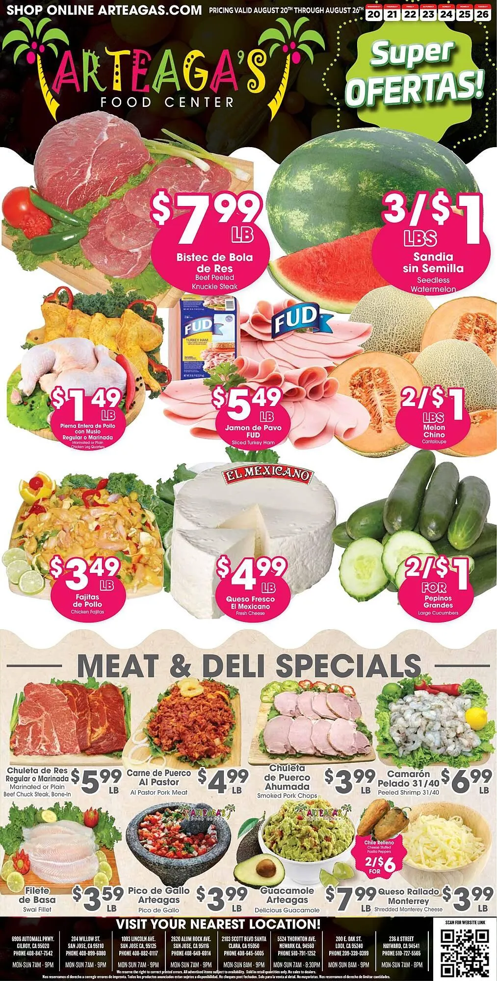 Arteagas Food Center Weekly Ad - 1