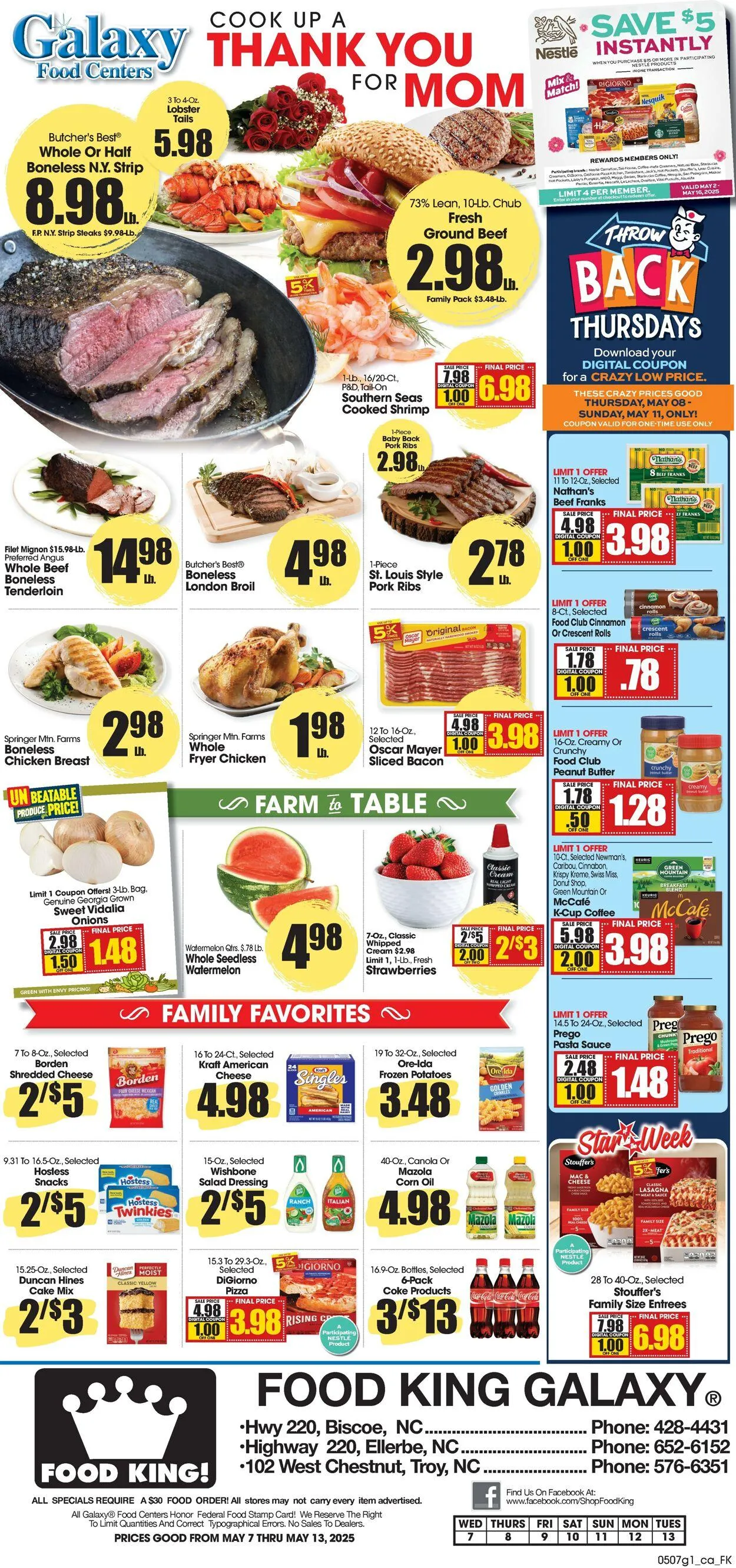 Weekly ad Food King Current weekly ad from May 7 to May 13 2025 - Page 1