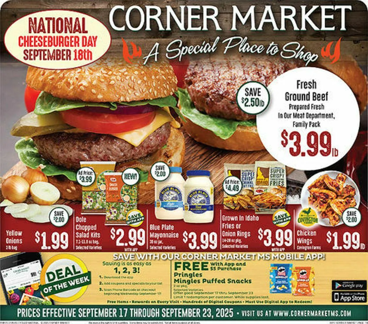 Weekly ad Corner Market from September 17 to September 23 2025 - Page 1
