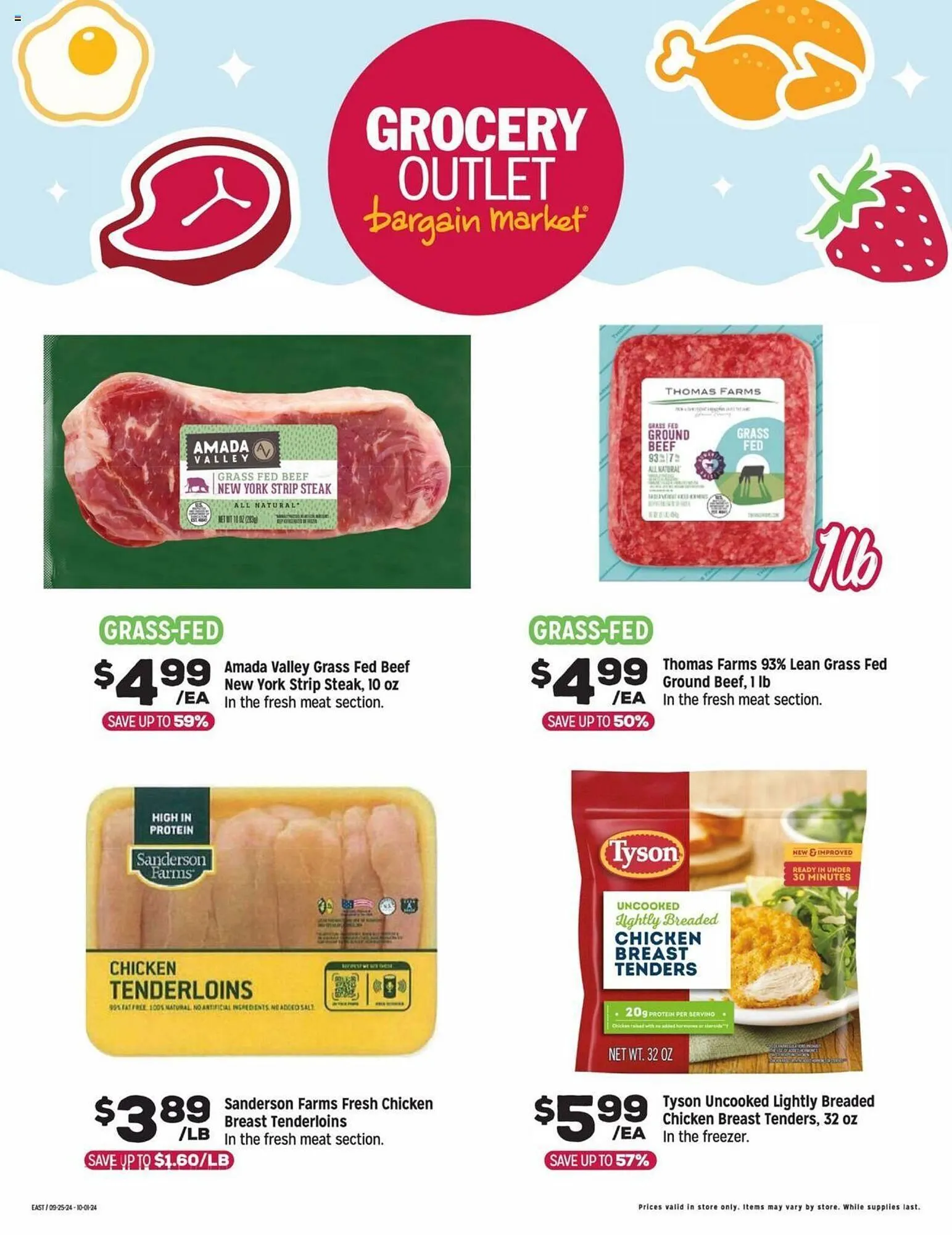 Weekly ad Grocery Outlet Weekly Ad from September 25 to October 1 2024 - Page 1