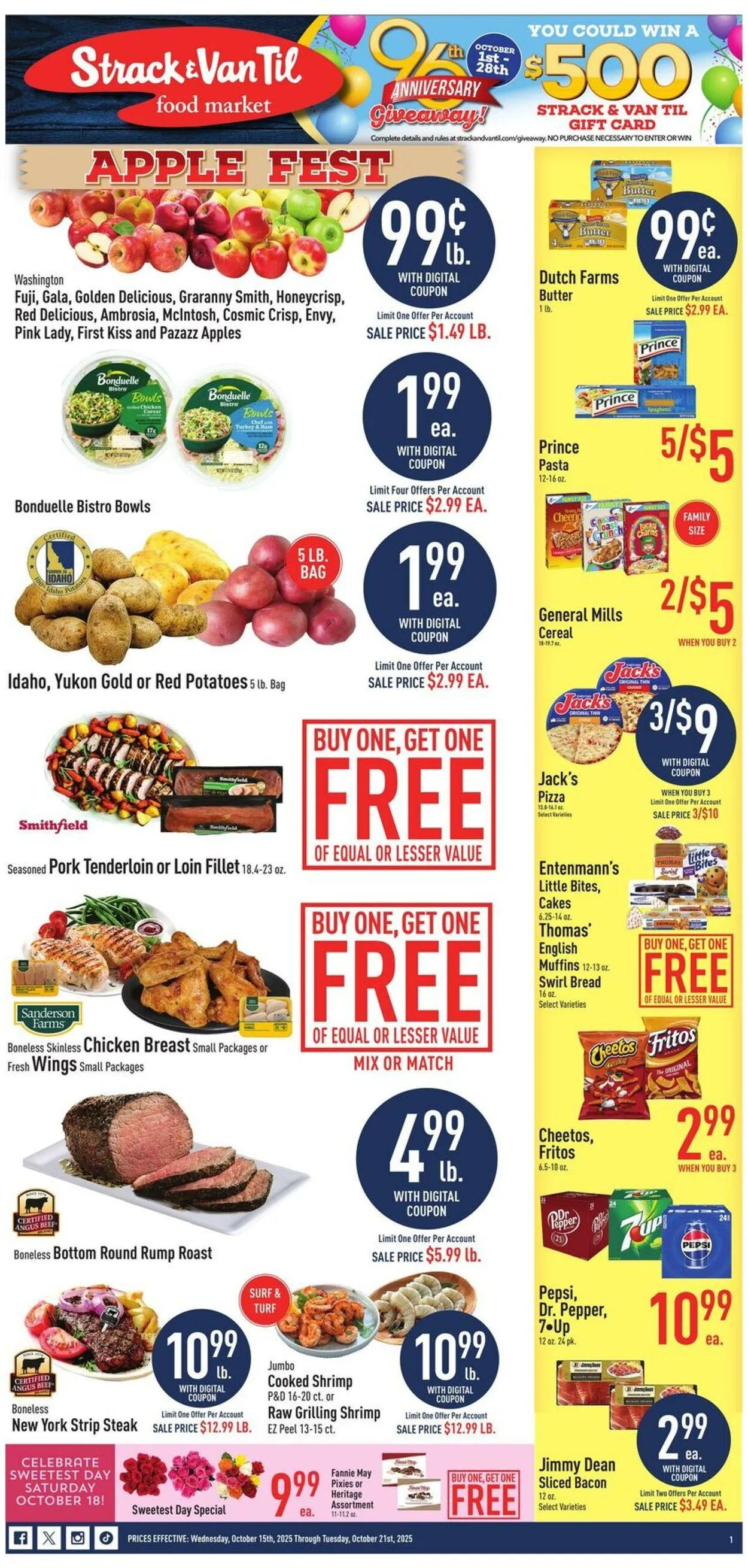 Weekly ad Strack & Van Til Current weekly ad from October 15 to October 21 2025 - Page 1