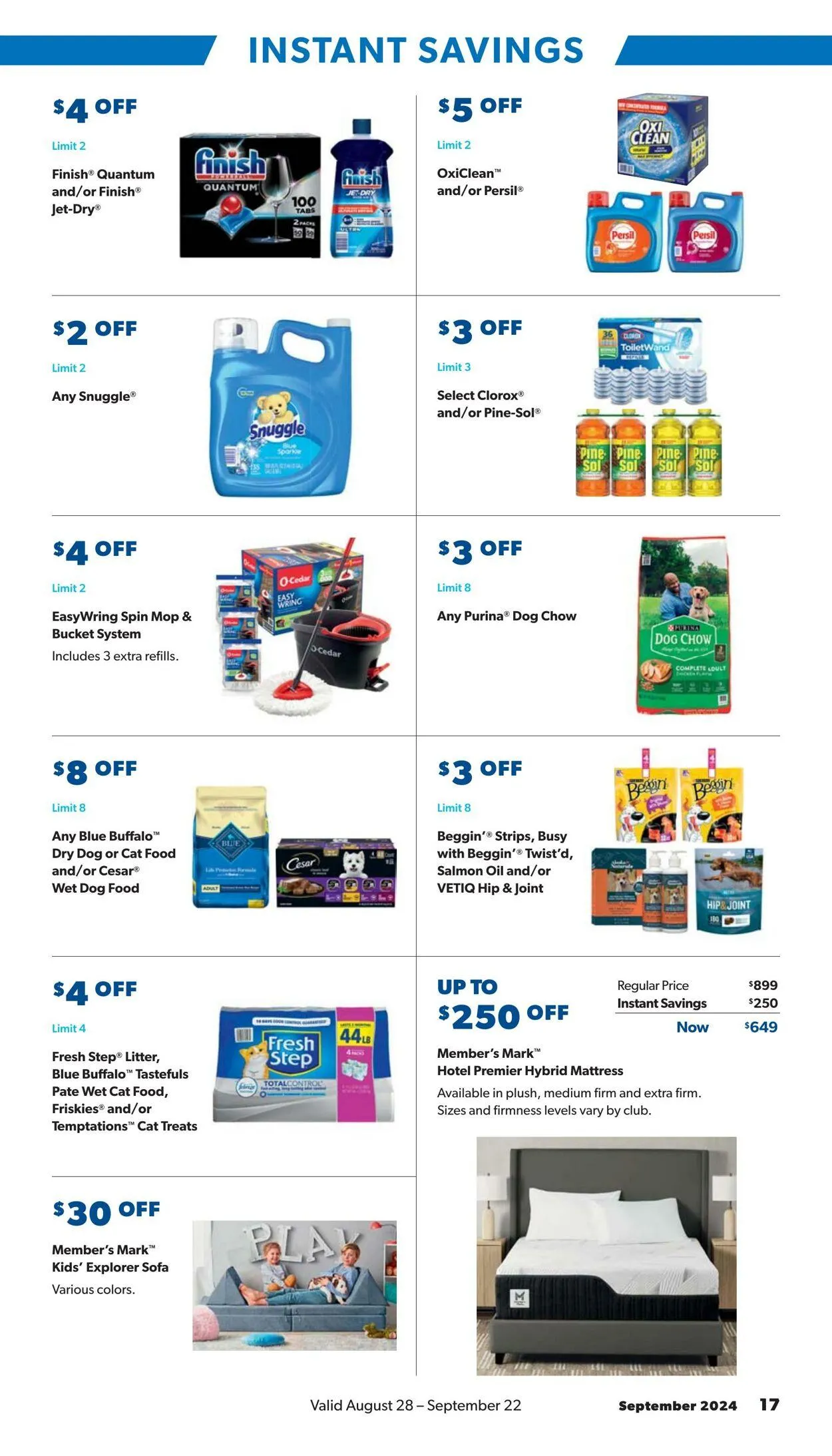 Weekly ad Sam's Club Current weekly ad from August 28 to September 22 2024 - Page 17