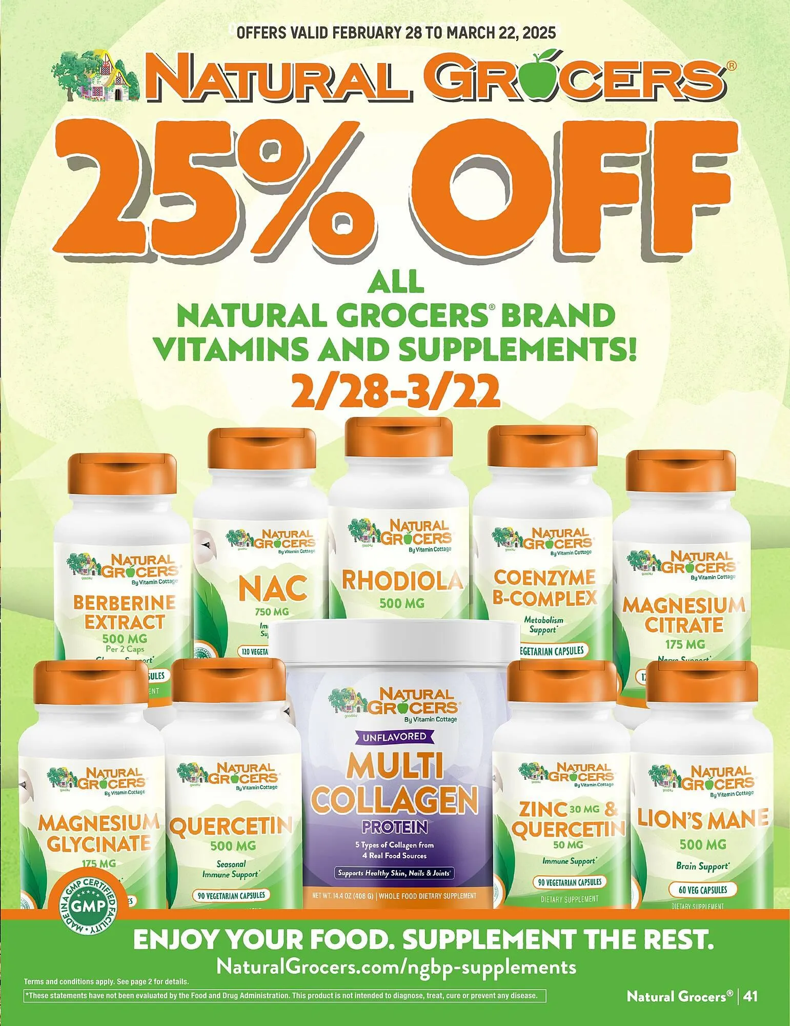 Weekly ad Natural Grocers ad from February 28 to March 22 2025 - Page 41