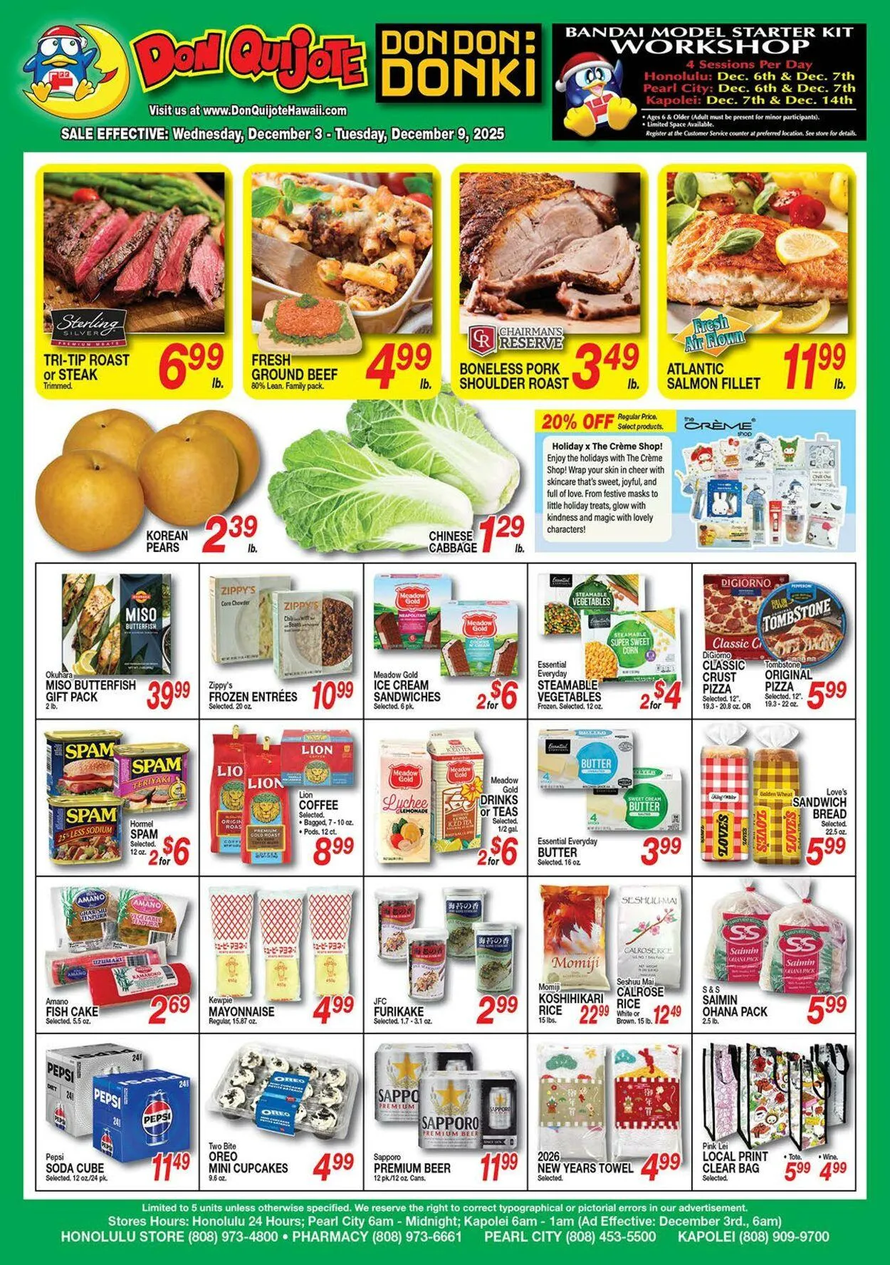 Weekly ad Don Quijote Hawaii from December 3 to December 9 2025 - Page 1