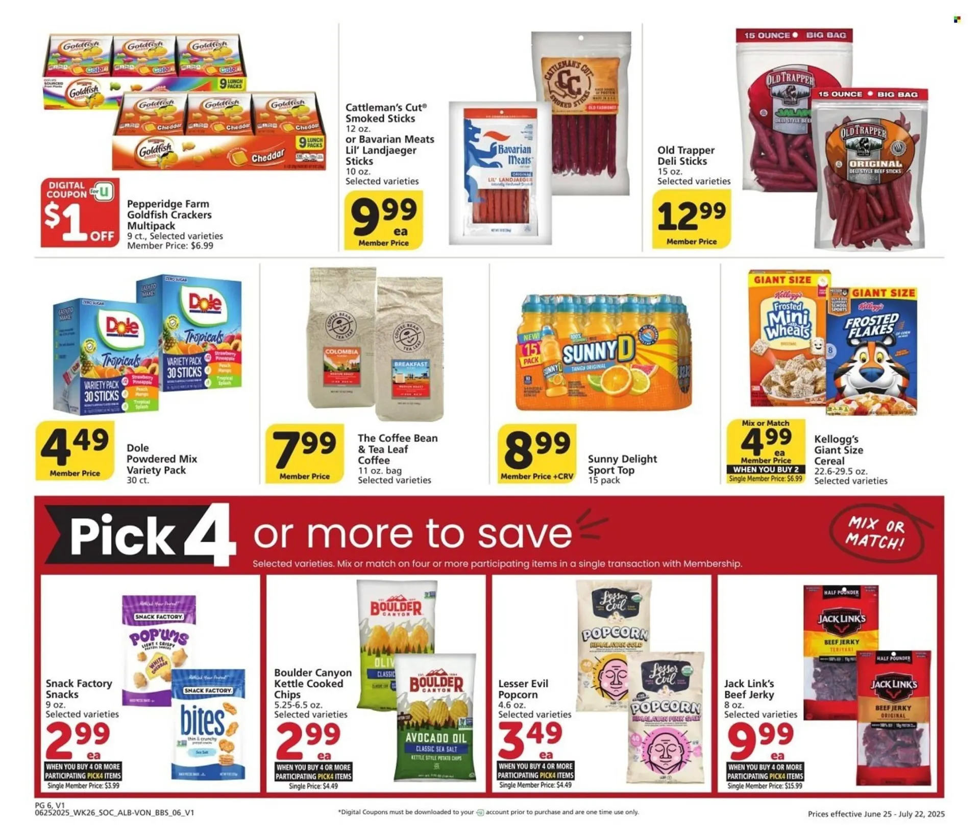 Weekly ad Albertsons Weekly Ad from June 25 to July 22 2025 - Page 6