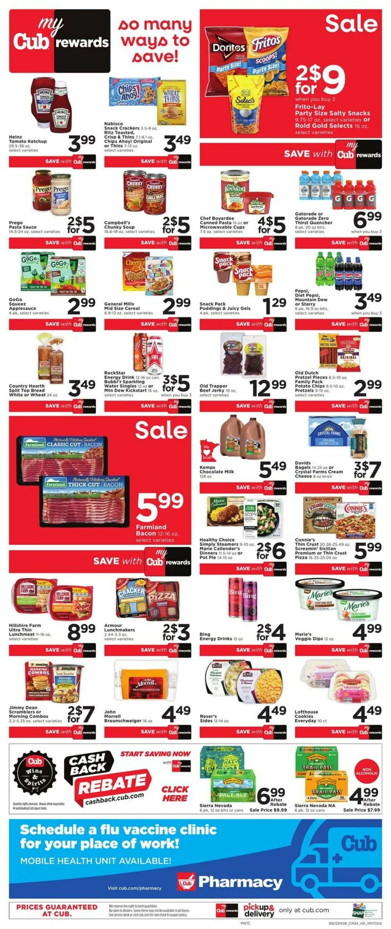 Weekly promotion Cub Foods Current weekly ad spanning from September 21 to September 27 2025 - Page 4 for Catalogue 365