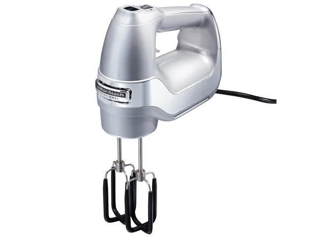 Hamilton Beach Professional 7-Speed Digital Electric Hand Mixer with High-Performance DC Motor - Silver 62657