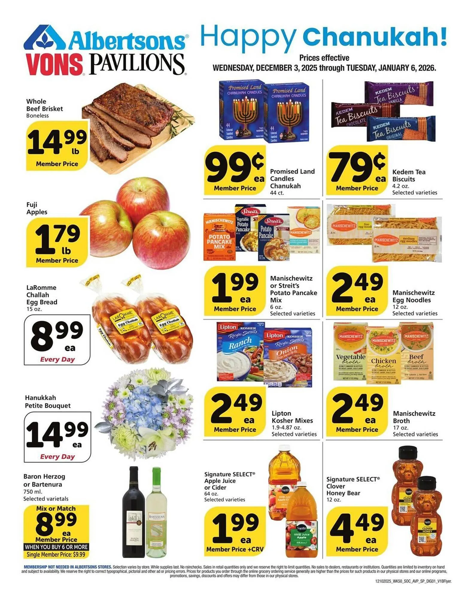 Weekly ad Pavilions weekly ad from December 3 to January 6 2026 - Page 1
