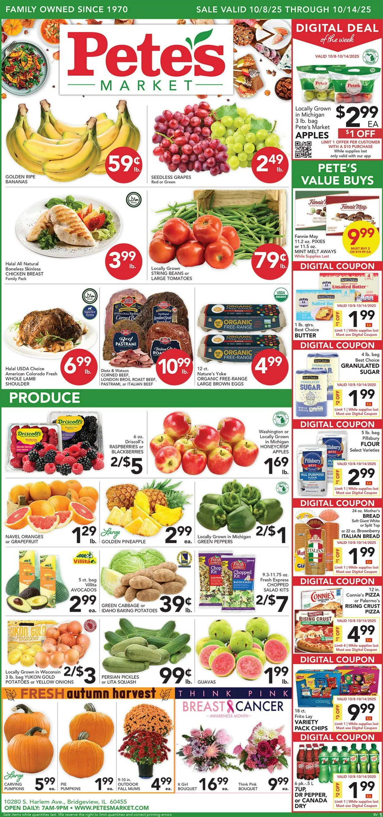 Weekly ad Pete's Fresh Market Current weekly ad from October 1 to October 7 2025 - Page 1
