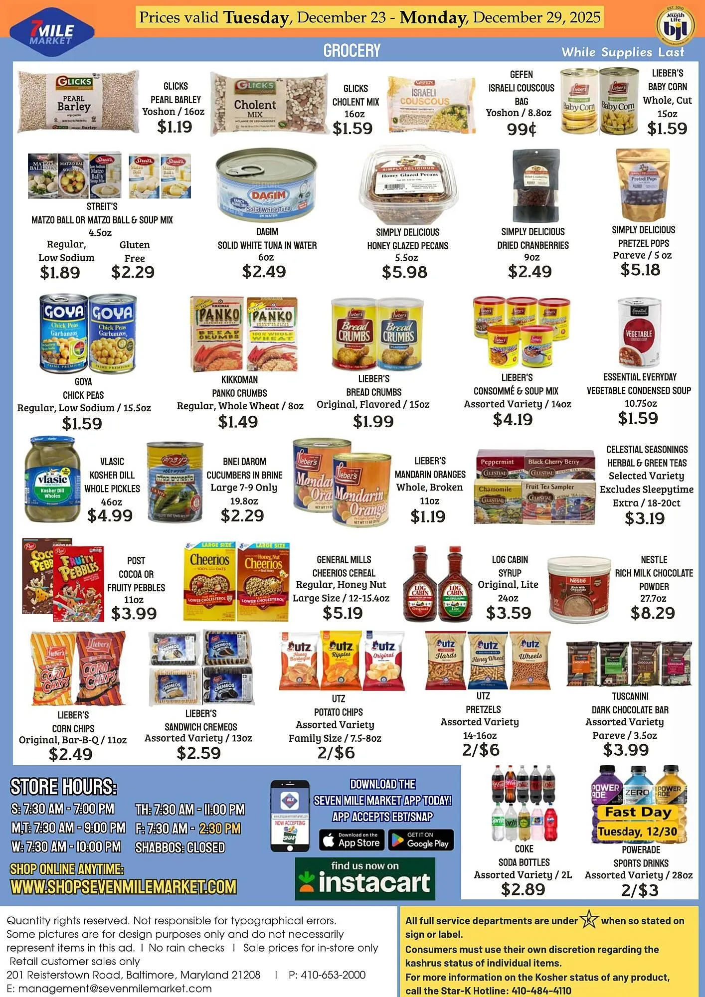 Weekly ad Seven Mile Market circular from December 23 to December 29 2025 - Page 2