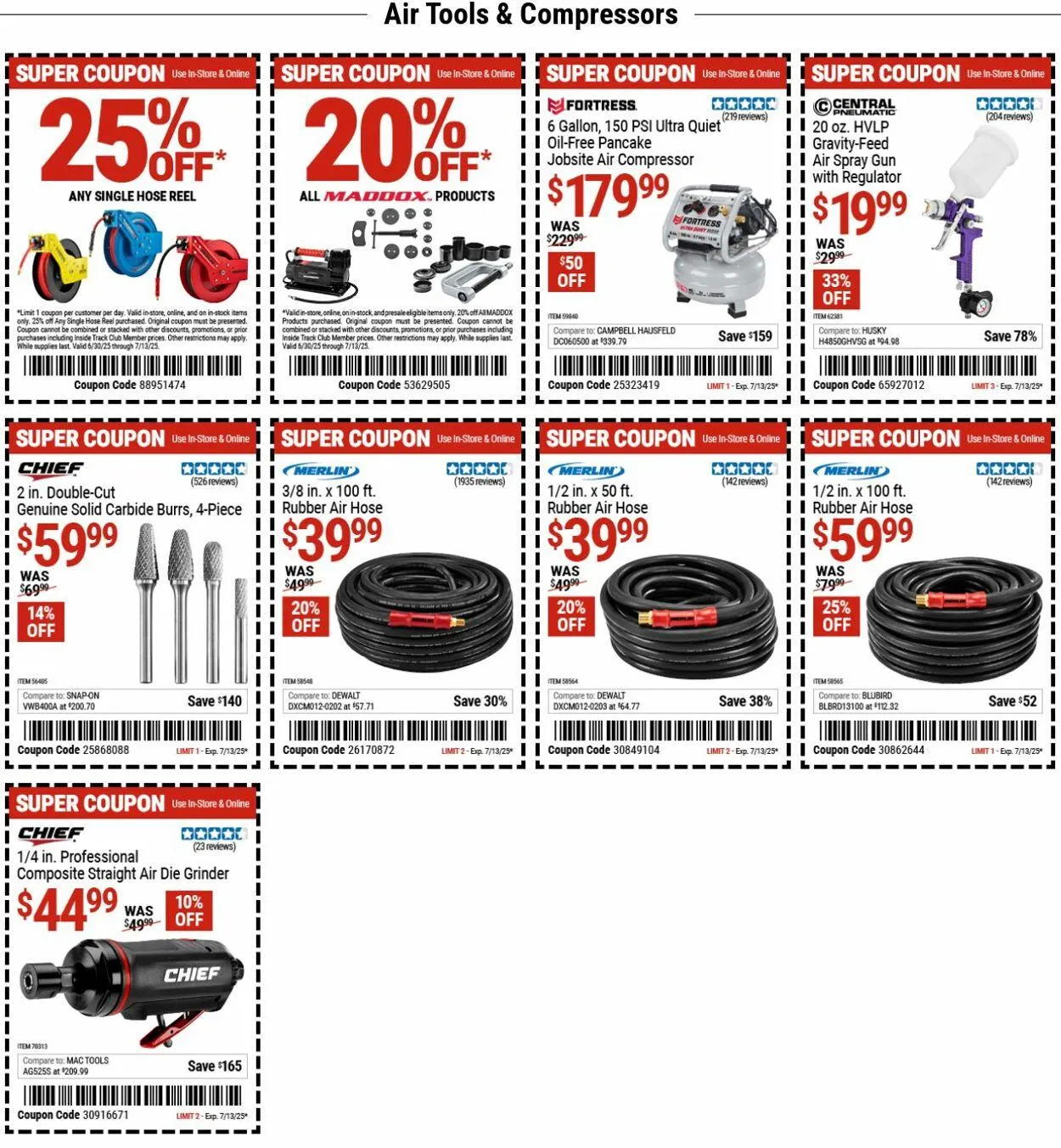 Catálogo de Harbor Freight Current weekly ad 30 de junio al 9 de julio 2025 - Página 1