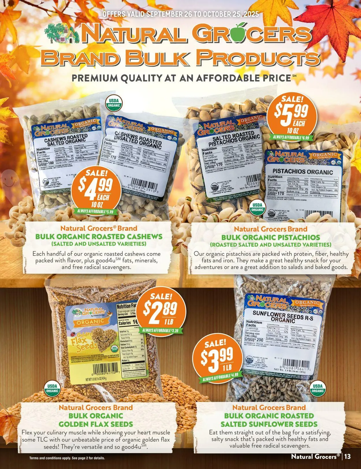 Weekly ad Natural Grocers from September 24 to October 17 2025 - Page 13