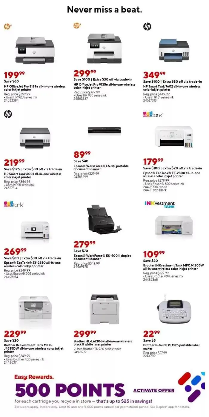 Weekly ad Staples flyer from November 17 to November 23 2024 - Page 4