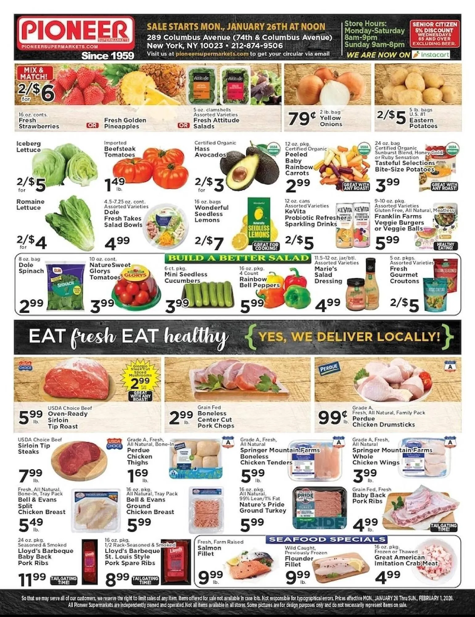 Pioneer Supermarkets weekly ad - 1