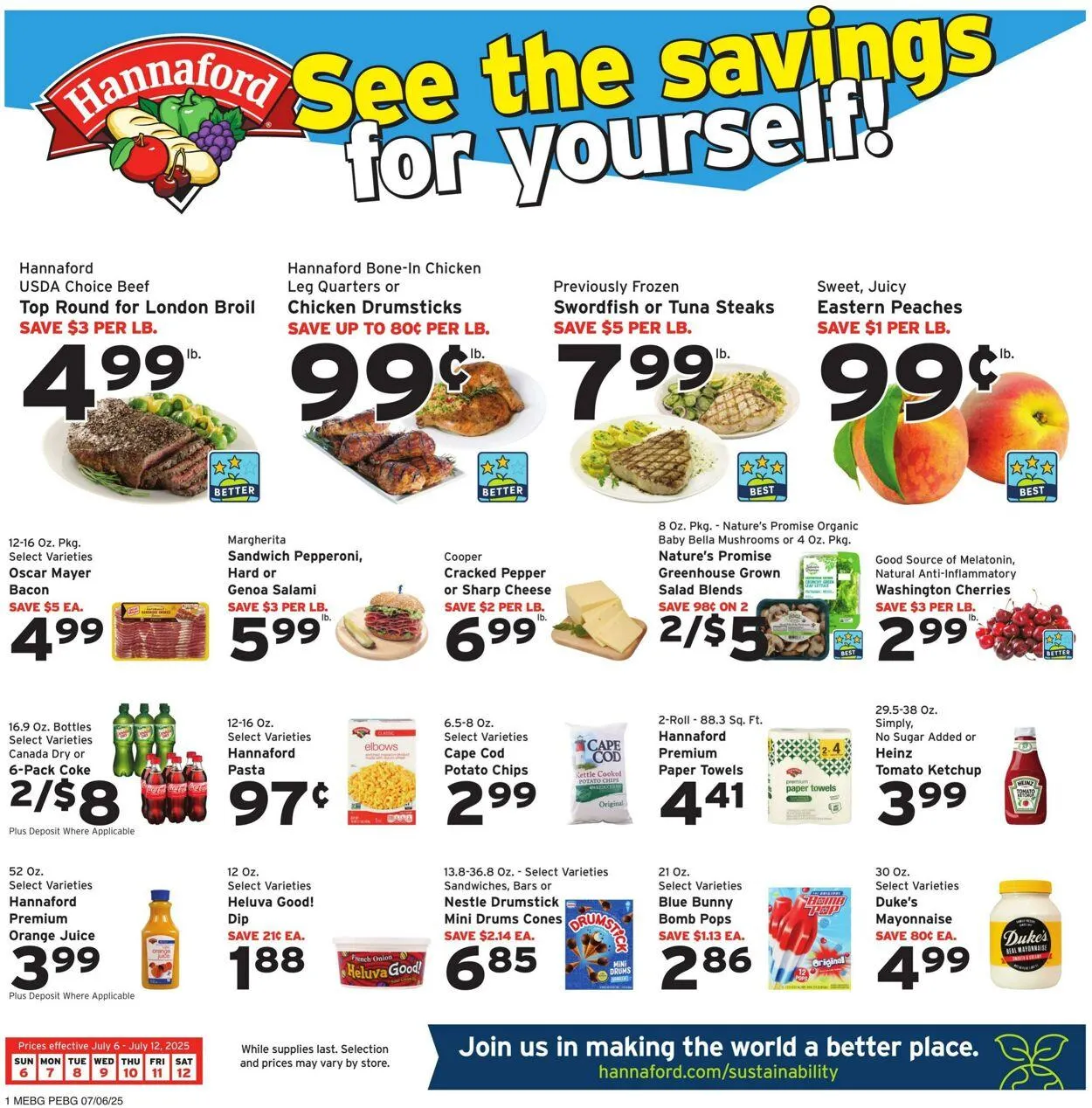 Hannaford Current weekly ad - 1