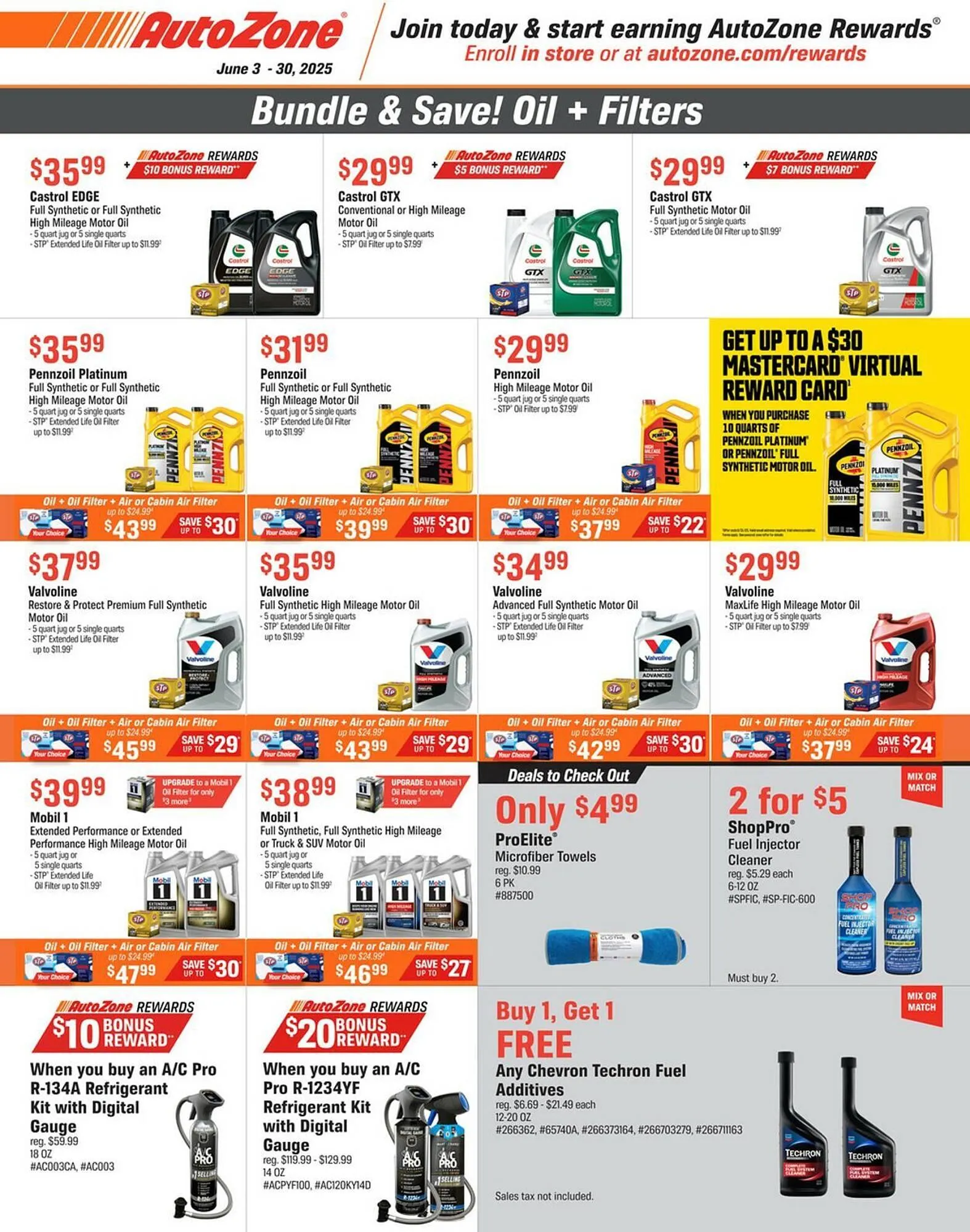 Weekly ad AutoZone Weekly Ad from June 3 to July 1 2025 - Page 1