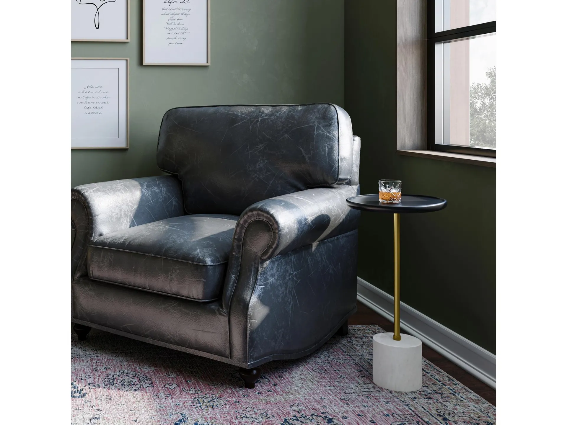 Simpli Home Turner Side Table