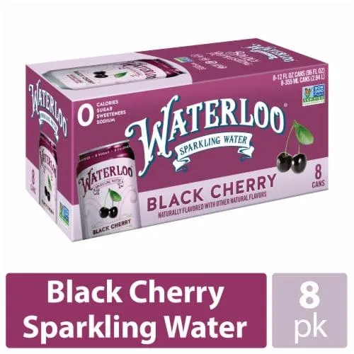 Waterloo Black Cherry Sparkling Water
