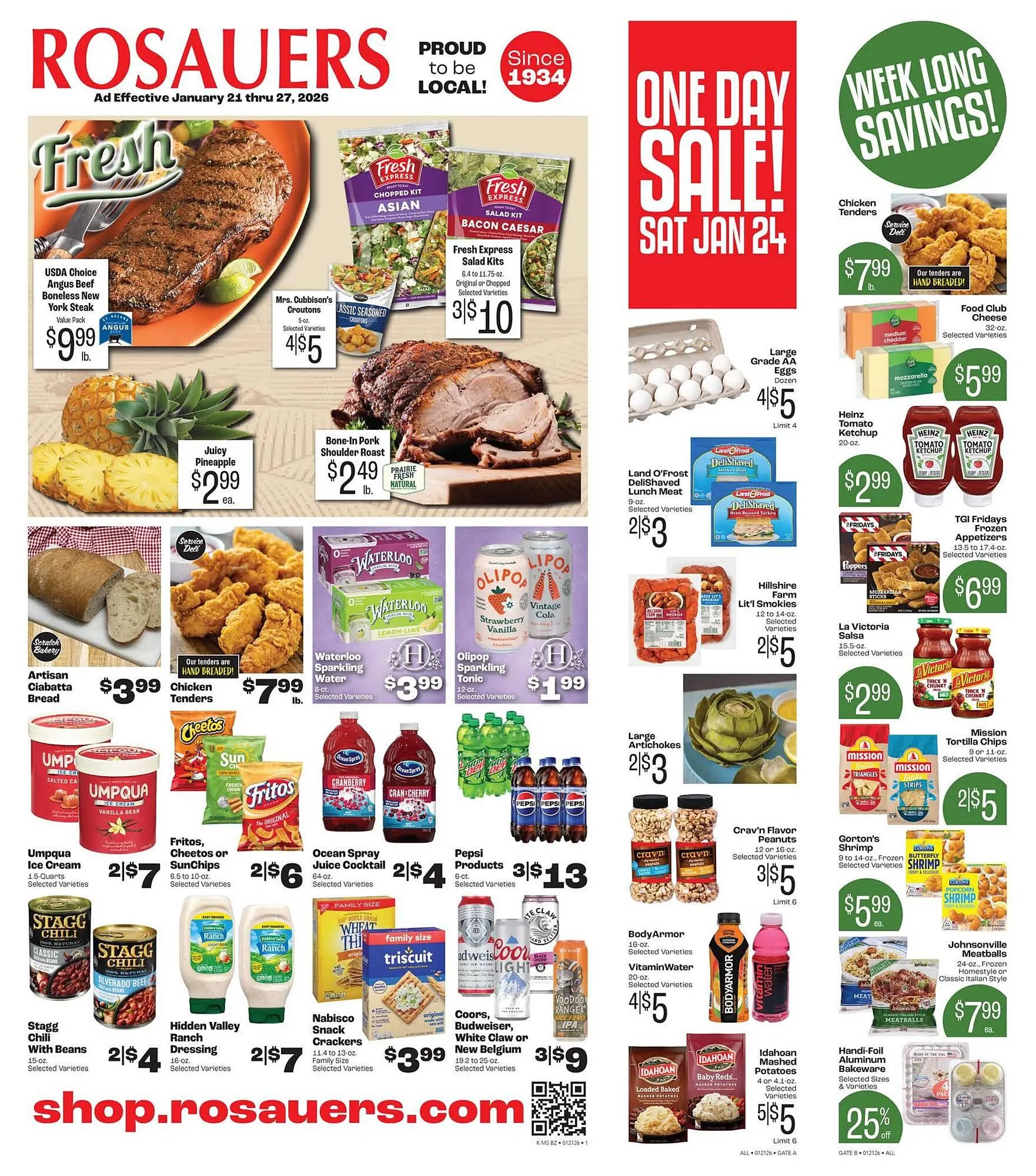 Rosauers weekly ad - 1